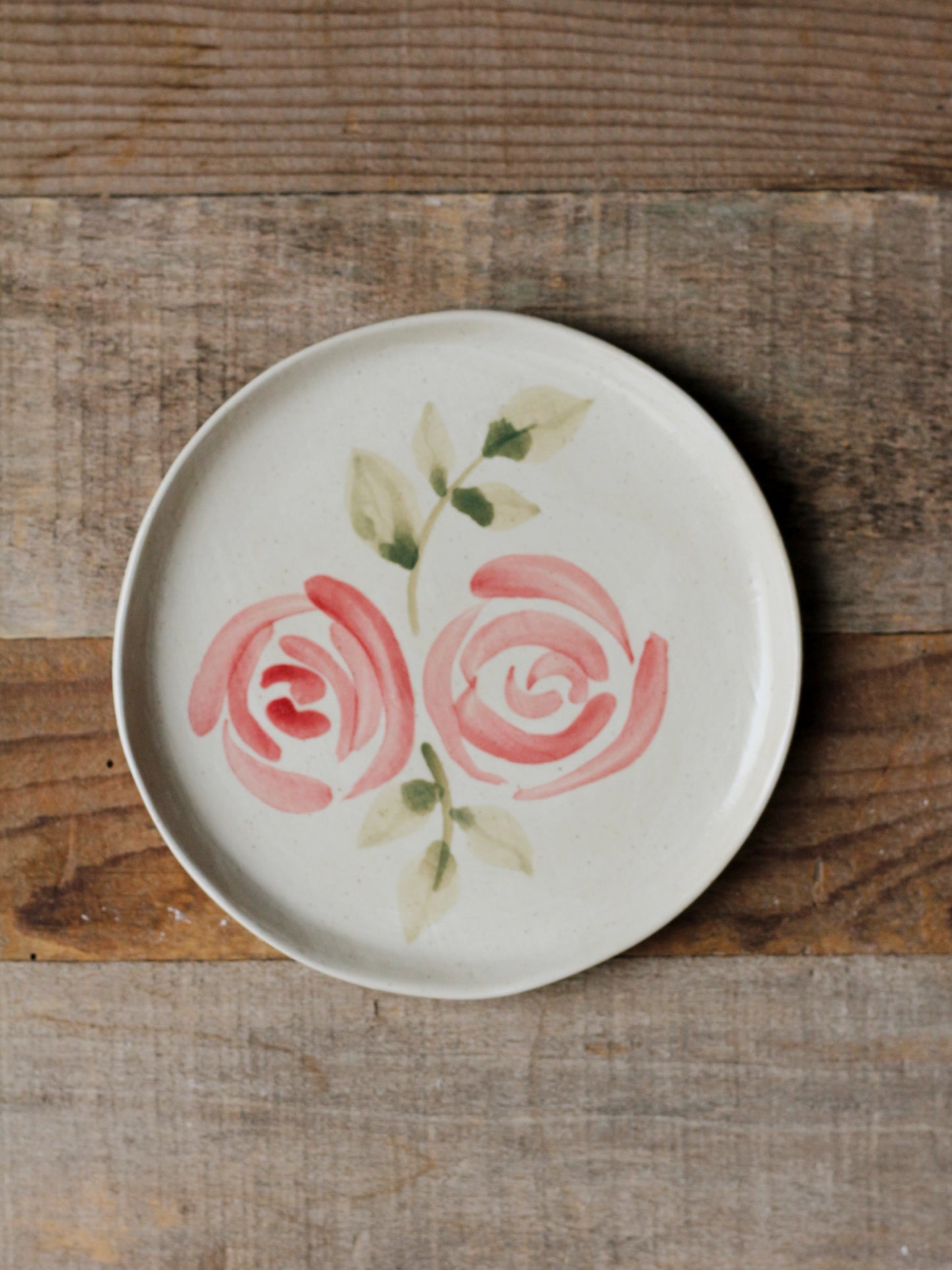 mini plate Rose&Tulips