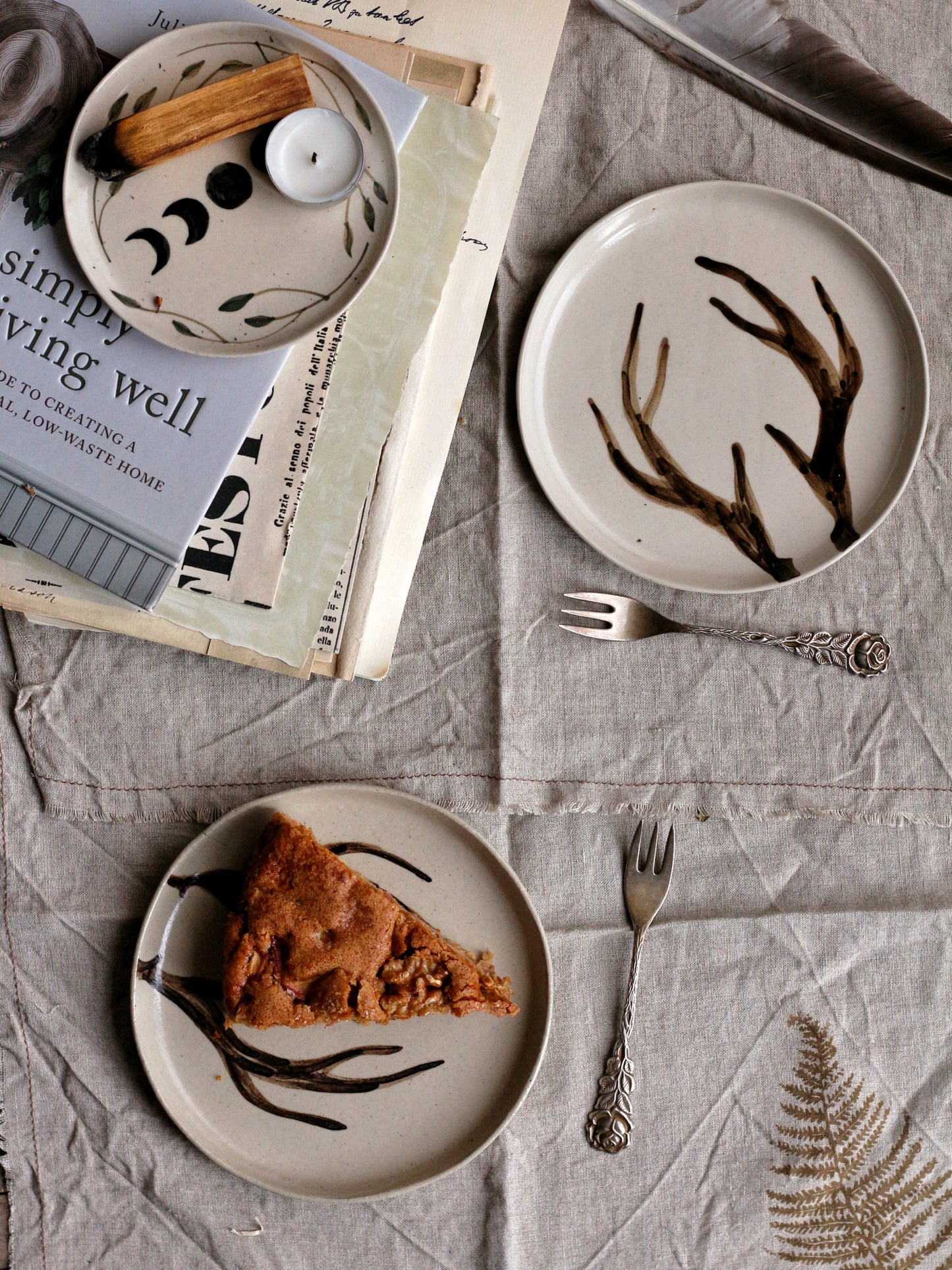 Piatto dessert Antler