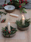 portacandele fatto a mano in ceramica gres